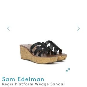 New Sam Edelman Womens Regis Black Sandals